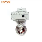 شیر پروانه ای بهداشتی موتور برقی