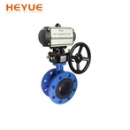 شیر پروانه ای فلنج پنوماتیک