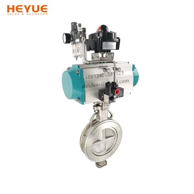 Pneumatic High Performance Double Eccentric Butterfly Valve