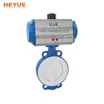 شیر پروانه ای آستر PTFE پنوماتیک