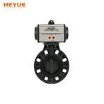 شیر پروانه ای پی وی سی پنوماتیک